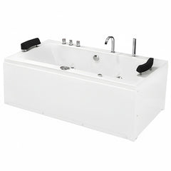Hydrosan Hydromassage-Badewanne mit Heizung Ramona 640H Weiß 180x90 cm – Vorschau 1