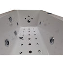 Hydrosan Hydromassage-Badewanne mit Heizung Ramona 640H Weiß 180x90 cm