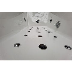 Hydrosan Hydromassage-Badewanne mit Heizung Ramona 640H Weiß 180x90 cm – Vorschau 9