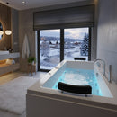 Hydrosan Hydromassage-Badewanne mit Heizung Ramona 640H Weiß 180x90 cm
