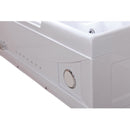 Hydrosan Hydromassage-Badewanne mit Heizung RAMZES 634H Weiß 168x85 cm
