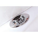 Hydrosan TIGA 604H WEISSE HYDRO-MASSAGE-BADWANNE MIT HEIZUNG 152x152 CM