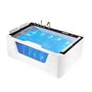 Hydrosan ZEFIR 934 Hydromassage-Badewanne, weiß/schwarz, 192 x 131 cm