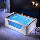 Hydrosan ZEFIR 934 WEISSE HYDRO-MASSAGE-BADWANNE 192x131 CM