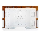 Hydrosan ZEFIR 934 WEISSE HYDRO-MASSAGE-BADWANNE 192x131 CM