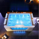 Hydrosan ZEFIR 934 WEISSE HYDRO-MASSAGE-BADWANNE 192x131 CM
