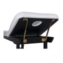 Soleni massage table with wooden base in wenge look