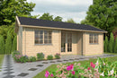 Fjordholz Gartenhaus Modell Wallis 44