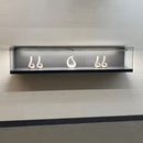 Form Department ATRIUM.W80 – Breite Wandvitrine mit Klapp-Öffnung