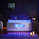 Hydrosan IRIS 933A WEISSE HYDRO-MASSAGE-BADEWANNE 150x84 CM
