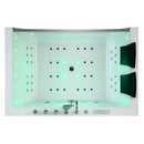 Hydrosan NIKE 937 WHIRLPOOL BADEWANNE WEISS 180x120 CM