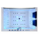 Hydrosan NIKE 937 WHIRLPOOL BADEWANNE WEISS 180x120 CM
