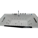 Hydrosan CARINA 938 WEISSE HYDRO-MASSAGE-BADWANNE MIT HEIZUNG 182x82 CM