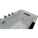 Hydrosan CARINA 938 WEISSE HYDRO-MASSAGE-BADWANNE MIT HEIZUNG 182x82 CM