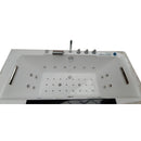 Hydrosan CARINA 938 WEISSE HYDRO-MASSAGE-BADWANNE MIT HEIZUNG 182x82 CM