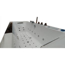 Hydrosan CARINA 938 WEISSE HYDRO-MASSAGE-BADWANNE MIT HEIZUNG 182x82 CM