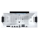 Hydrosan CARINA 938 WEISSE HYDRO-MASSAGE-BADWANNE MIT HEIZUNG 182x82 CM