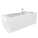 Hydrosan MARBE 941 WEISSE HYDRO-MASSAGE-BADWANNE 180x90 CM