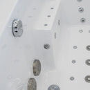 Hydrosan MARBE 941 WEISSE HYDRO-MASSAGE-BADWANNE 180x90 CM