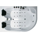 Hydrosan CARMEN 631R Hydromassage-Badewanne rechts, weiß, 180 x 120 cm