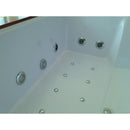Hydrosan DIABLO 666 Hydromassage-Badewanne mit Verkleidung und Sitz 180x150 cm