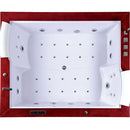 Hydrosan DIABLO 666 Hydromassage-Badewanne mit Verkleidung und Sitz 180x150 cm