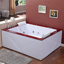Hydrosan DIABLO 666 Hydromassage-Badewanne mit Verkleidung und Sitz 180x150 cm