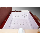 Hydrosan DIABLO 666 Hydromassage-Badewanne mit Verkleidung und Sitz 180x150 cm
