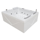 Hydrosan DIABLO 666 EINBAU-WHIRLPOOL-BADWANNE, WEISS, 180x150 CM + VERKLEIDUNG
