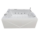 Hydrosan DIABLO 666 EINBAU-WHIRLPOOL-BADWANNE, WEISS, 180x150 CM + VERKLEIDUNG