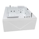 Hydrosan DIABLO 666 EINBAU-WHIRLPOOL-BADWANNE, WEISS, 180x150 CM + VERKLEIDUNG