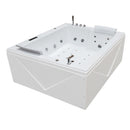 Hydrosan DIABLO 666 EINBAU-WHIRLPOOL-BADWANNE, WEISS, 180x150 CM + VERKLEIDUNG