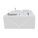 Hydrosan DIABLO 666 EINBAU-WHIRLPOOL-BADWANNE, WEISS, 180x150 CM + VERKLEIDUNG