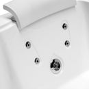 Hydrosan DIABLO 666 EINBAU-WHIRLPOOL-BADWANNE, WEISS, 180x150 CM + VERKLEIDUNG