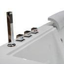 Hydrosan DIABLO 666 EINBAU-WHIRLPOOL-BADWANNE, WEISS, 180x150 CM + VERKLEIDUNG