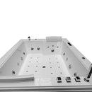 Hydrosan DIABLO 666 EINBAU-WHIRLPOOL-BADWANNE, WEISS, 180x150 CM + VERKLEIDUNG