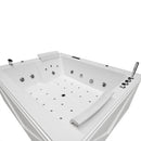 Hydrosan DIABLO 666 EINBAU-WHIRLPOOL-BADWANNE, WEISS, 180x150 CM + VERKLEIDUNG