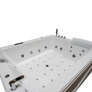 Hydrosan DIABLO 666 EINBAU-WHIRLPOOL-BADWANNE, WEISS, 180x150 CM + VERKLEIDUNG