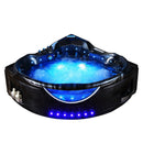 Hydrosan EOS 932 BLACK WAVE Hydromassagebadewanne 155x155 cm