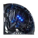 Hydrosan EOS 932 BLACK WAVE Hydromassagebadewanne 155x155 cm