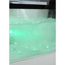 Hydrosan Hydromassage-Badewanne mit Heizung FENIX 606BH Links Weiß 180x120 cm