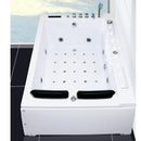 Hydrosan Hydromassage-Badewanne mit Heizung FENIX 606AH RECHTS WEISS 180x120 CM