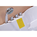 Hydrosan FLORES 601 WEISSE HYDRO-MASSAGE-BADWANNE 140x140 CM