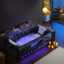 Hydrosan IRIS 933A BLACK WAVE Hydromassagebadewanne 150 x 84 cm