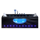 Hydrosan IRIS 933A BLACK WAVE Hydromassagebadewanne 150 x 84 cm