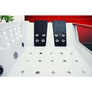 Hydrosan Hydromassage-Badewanne mit Heizung IMPERIA 610H Weiß 180x120 cm