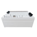 Hydrosan KALAMBO 914 Hydromassage-Badewanne mit weißer Verkleidung 190x150 cm