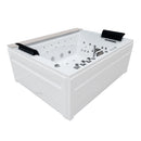 Hydrosan KALAMBO 914 Hydromassage-Badewanne mit weißer Verkleidung 190x150 cm