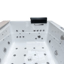Hydrosan KALAMBO 914 Hydromassage-Badewanne mit weißer Verkleidung 190x150 cm