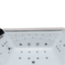 Hydrosan KALAMBO 914 Hydromassage-Badewanne mit weißer Verkleidung 190x150 cm